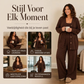 Dames 3-delige Gebreide Loungewear Set