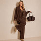 Dames 3-delige Gebreide Loungewear Set