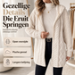 Casuele pluche capuchonjas voor dames