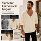 Heren casual V-hals gebreid T-shirt