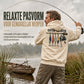 Heren Retro Vissen Graphische Hoodie Relaxed Fit Zachte Katoenmix Fleece Sweatshirt met Kangoeroezak