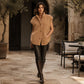 Casual warme sherpa bodywarmer voor dames