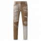 Slim-fit gescheurde jeans voor heren