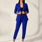 Blazer met open voorkant en broekenset voor dames