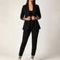 Blazer met open voorkant en broekenset voor dames