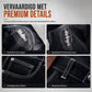 Heren stretch slim fit jeans met scheuren