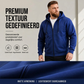 Casual warme hoodie met rits voor heren