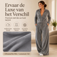 Chique fluwelen jumpsuit met standkraag voor dames