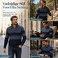 Heren winter gebreid vest met capuchon, fleecevoering en ruitpatroon, dikke lange mouwen