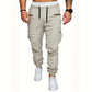 Heren casual slim-fit cargobroek