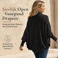 🔥Gratis verzending✈️Dames Ruimvallend Vest met Vleermuismouwen en Gebreide Sjaalkraag voor Herfst en Winter