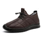 Antislip wandelschoenen voor heren met pluche voering