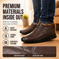 Antislip wandelschoenen voor heren met pluche voering