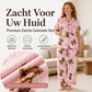 Dames 3-delige Pyjamaset met Hooglander Koe Print