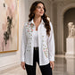 Dames Bloemenprint Lange Mouwen Blouse