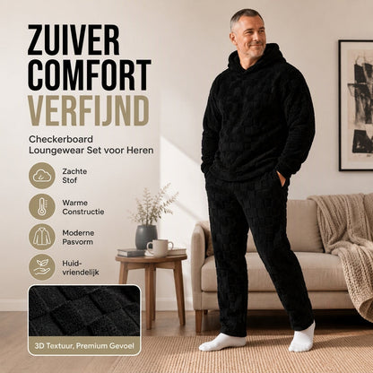 Heren casual hoodie en trainingsbroek set