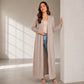 🍂 Herfst Favoriet ✨ Dames Open Front Lange Maxi Vest – Comfortabel Gebreid Lang Vest voor een Elegante Laagjeslook