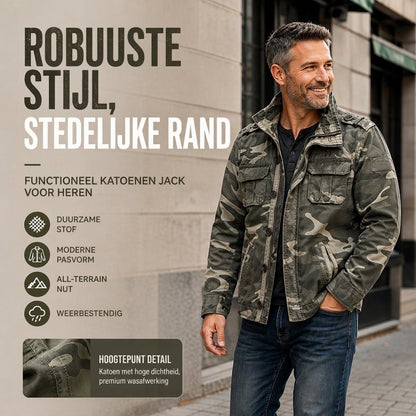 Militaire col Camouflage jas voor heren