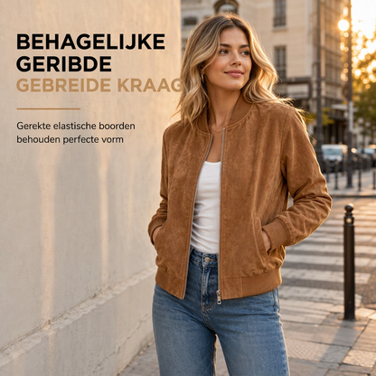 Casueel vest voor dames met rits