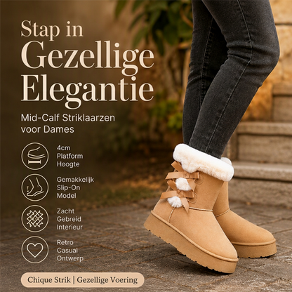 Sneeuw laarzen voor dames, winter, antislip en warme voering