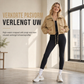 Dames effen kleurig jack met korte rits, herfstwindjas
