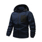Heren outdoor windjack met afneembare capuchon