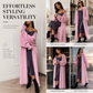 Elegante Lange Pluche Cardigan met Open Voorzijde en Zakken