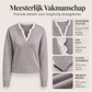 🔥Populair product ！✨Elegante Gebreide Trui met V-Hals en Kanten Detail