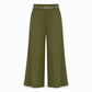 Casuele Damespantalon met Wijde Pijpen Herfst Winter Lange Broek
