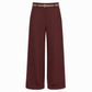 Casuele Damespantalon met Wijde Pijpen Herfst Winter Lange Broek