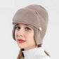 3-in-1 unisex gebreide muts met skibril