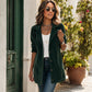 😍Casual corduroy kno open jack voor dames