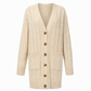 Dames Lange Enkelijks Knit Vest Casual Jas Voor Herfst en Winter