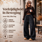 🔥 Nieuwe Trend ✨ Dames Luipaardprint Wijde Been Joggingbroek – Comfortabele Pasvorm, Modieuze Look & Casual Stijl