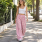 🔥 Nieuwe Trend ✨ Dames Luipaardprint Wijde Been Joggingbroek – Comfortabele Pasvorm, Modieuze Look & Casual Stijl