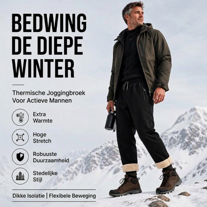 Warme joggingbroek voor heren voor de winter