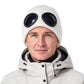 Unisex warme gebreide muts met bril