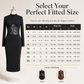 Gecontourde taille, elegante rondingen – Geribbelde bodycon-jurk voor dames ✨