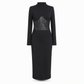 Gecontourde taille, elegante rondingen – Geribbelde bodycon-jurk voor dames ✨