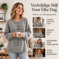 Elegant damesvest met ronde hals en gevlochten detail