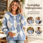 ✨ Casuele Dames Hoodie 🧶 met Ruitpatroon, Zacht & Trendy, Perfect voor Dagelijks ✨