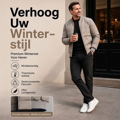 Warme honkbaljas voor heren (winter)