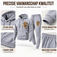 ✨Heren Hoodie en Trainingsbroek Set met Leeuwenprint, Casual Tweedelige Set Losse Pasvorm🦁