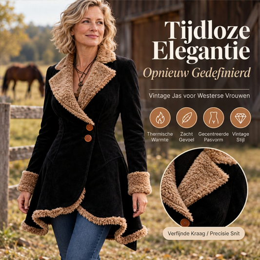🔥 49% KORTING ✨ Damesjas van Imitatiesuède met Shearling Voering – Warm & Stijlvol voor de Herfst en Winter 🍂