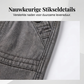 Lage taille wijde broek met trekkoord
