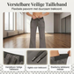 Lage taille wijde broek met trekkoord
