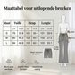 Lage taille wijde broek met trekkoord