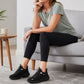 Lichte Fly-Knit plateau sneakers voor dames