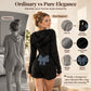 Schattige pluchen onesie met berenoren voor dames