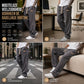 Lichtgewicht corduroy casual broek voor heren, losvallende rechte pijpen